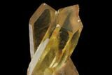 Yellow Quartz Crystal Cluster (Heat Treated) - Madagascar #174620-1